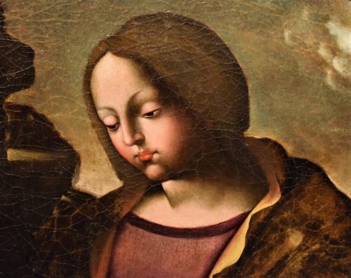 XVIe siècle et avant - La Vierge à l'Enfant et San Jean Baptiste - École Flamande du XVIe siècle